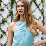 Camille Jumpsuit - Dusty Aqua
