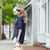 Halsey Linen Shirt - Peacoat