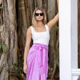 Cartagena Wrap Skirt - Lilac