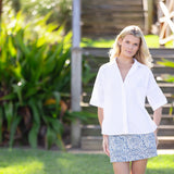 Gidget Skirt - Chambray Chamonix Fleur