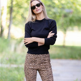 Bell Pant Twill - Leopard