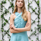 Camille Jumpsuit - Dusty Aqua