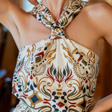 Lily Top - Ecru Fleur