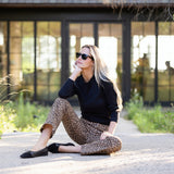 Bell Pant Twill - Leopard