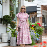 Betty Dress - Wild Orchid Positano Paisley