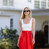 Cartagena Wrap Skirt - Poppy