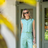 Blair Top - Pistachio