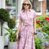 Betty Dress - Wild Orchid Positano Paisley