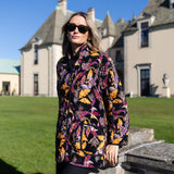 Oversized Dakota Jacket Velvet - Noir Baroque Floral