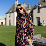 Oversized Dakota Jacket Velvet - Noir Baroque Floral