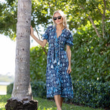 Zoe Coatue - Peacoat Loon Patchwork