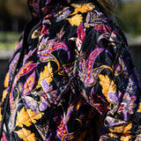 Oversized Dakota Jacket Velvet - Noir Baroque Floral