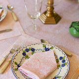 Tangerine Palermo Paisley Tablecloth (Round & Rectangular)