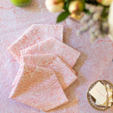 Tangerine Palermo Paisley Dinner Napkins