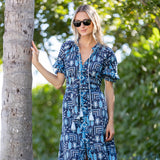 Zoe Coatue - Peacoat Loon Patchwork