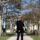 Oversized Dakota Jacket Velvet - Noir