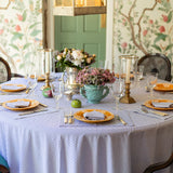 Peacoat Ticking Stripe Dinner Napkins