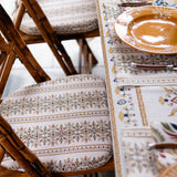 Seat Cushions (set of 4) - Ecru Fleur
