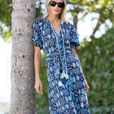 Zoe Coatue - Peacoat Loon Patchwork