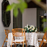 Ecru Fleur Tablecloth