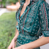 The JA Husband Shirt - Garden Privet Stripe