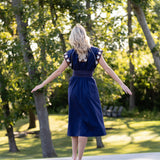 Cara Dress - Peacoat