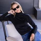 Diane Turtleneck Sweater - Noir