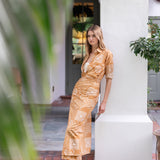 The JA Husband Shirt - Tobacco Diamond Bandana