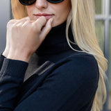 Diane Turtleneck Sweater - Noir