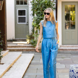 Deco Pant - Cornflower Blue