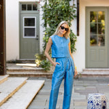 Deco Pant - Cornflower Blue
