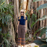 Tessa Pant Twill - Peacoat Cordoba Quatrefoil