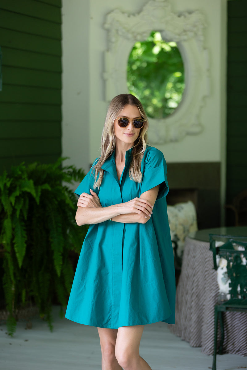 Twiggy Dress - Verdigris