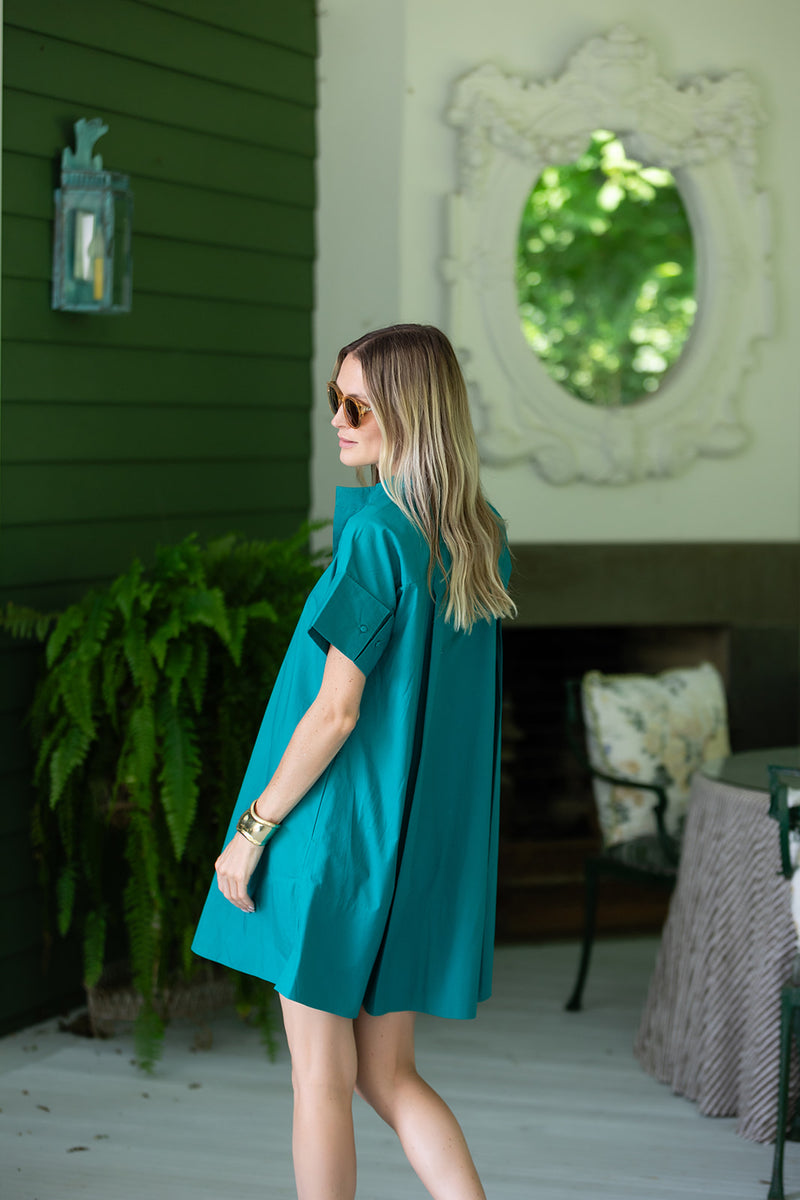 Twiggy Dress - Verdigris