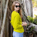 Falmouth Cardigan - Pear