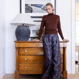 Beatriz Pant Dupioni - Bijou Provence Paisley