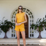 Slim Shell Top - Saffron Cassis