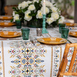 Ecru Fleur Tablecloth
