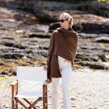 Snowbird Wrap Scarf - Chocolate