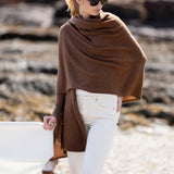 Snowbird Wrap Scarf - Chocolate