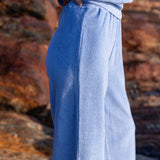 Somerset Wide Leg Pant - Wedgewood