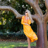 Chloe Caftan Dupioni - Mango