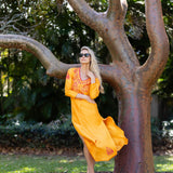 Chloe Caftan Dupioni - Mango