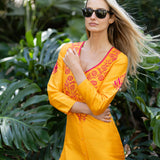 Chloe Caftan Dupioni - Mango