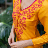 Chloe Caftan Dupioni - Mango