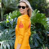 Chloe Caftan Dupioni - Mango