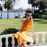 Chloe Caftan Dupioni - Mango
