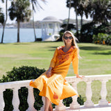 Chloe Caftan Dupioni - Mango