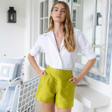 Cabana Short Dupioni - Pear
