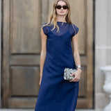 Grace Dress - Peacoat